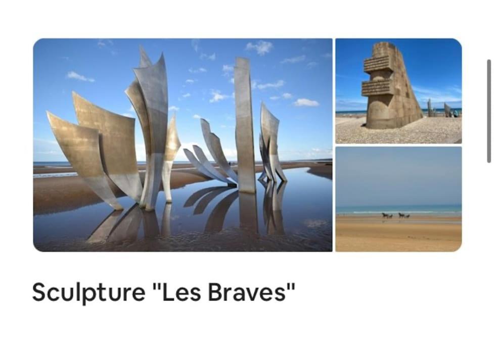 Au Coeur D'Omaha Beach- Colleville-Sur-Mer- Gite 2 Buitenkant foto